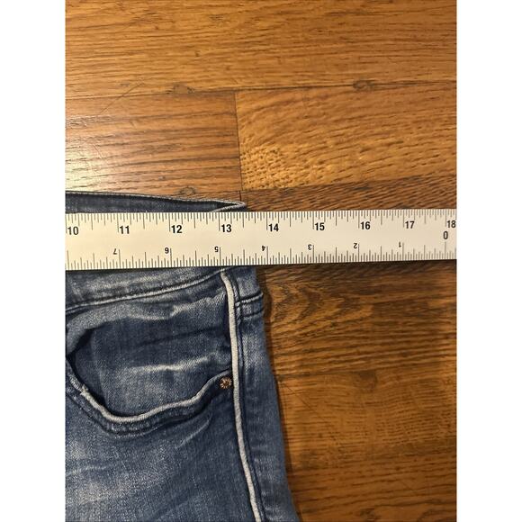 William Rast Women’s Jeans Blue 30 Super High Skinny Waist Junior Gray Lining - Picture 10 of 16